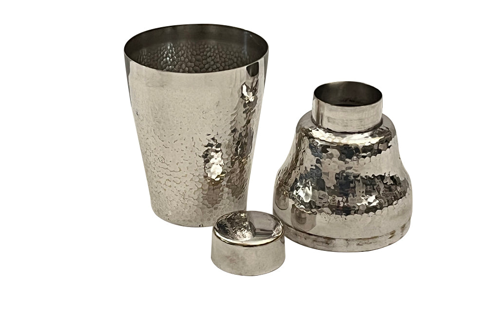 Small 20th Century Hammered Carl Deffner Cocktail Shaker