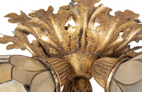 Small Mid-Century Ceiling Light Attributed To Banci