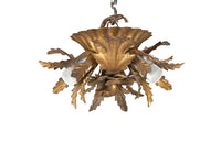 Small Mid-Century Italian Ceiling Light Attributed to Banci