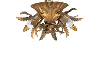 Small Mid-Century Italian Ceiling Light Attributed to Banci