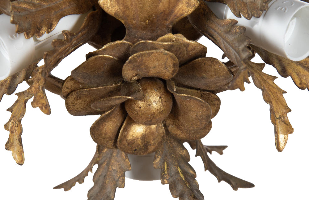 Small Mid-Century Italian Ceiling Light Attributed to Banci