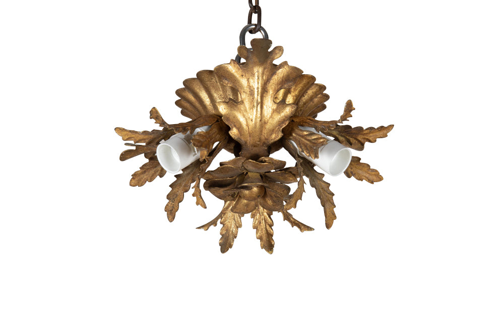 Small Mid-Century Italian Ceiling Light Attributed to Banci