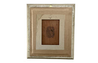 Mid-Century French Figurative Painting on Havana Cigar Box Lid