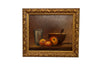 20th century framed French oil on board still life painting - French Antiques