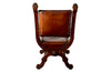 19th Century Embossed Leather Armchair
