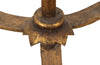 1950's Spanish gilt iron floor lamp - Mid century lighting