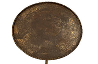 Large Mid-Century Spanish Gilt Iron Martini or Cocktail Table