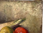 Beautiful early 20th century, oil on canvas painting of vegetables.