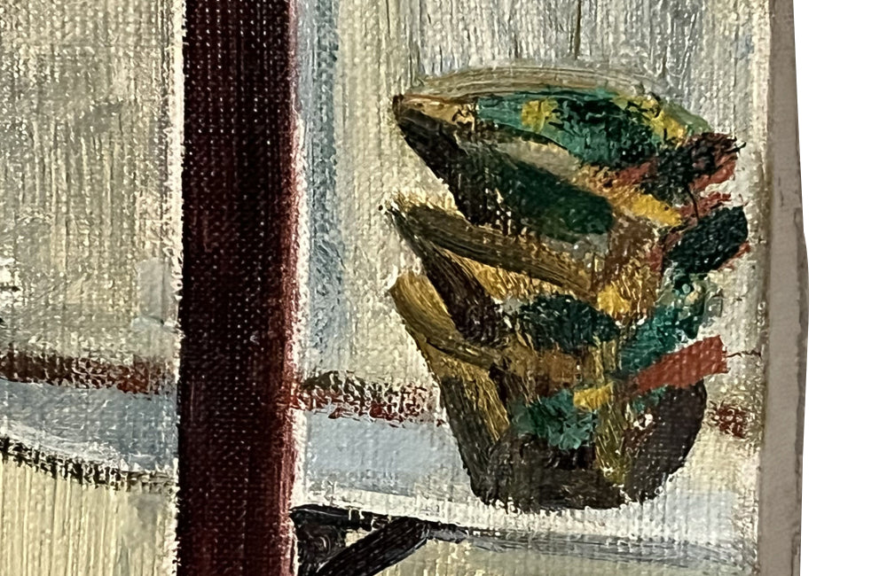 Mid-Century French Still Life Painting with Fruit by Pierre Pruvost