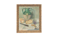 Framed mid 20th century still-life oil on canvas painting by the female artist, Henriette Antelme