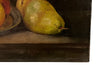 oil on canvas painting of pears and apples
signed by the artist to the lower right, M Rayon 1903 - French Antiques