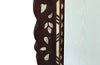 Very pretty late 19th or early 20th Century Syrian mirror with mother of pearl and bone floral and foliate decoration