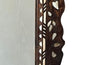 Very pretty late 19th or early 20th Century Syrian mirror with mother of pearl and bone floral and foliate decoration