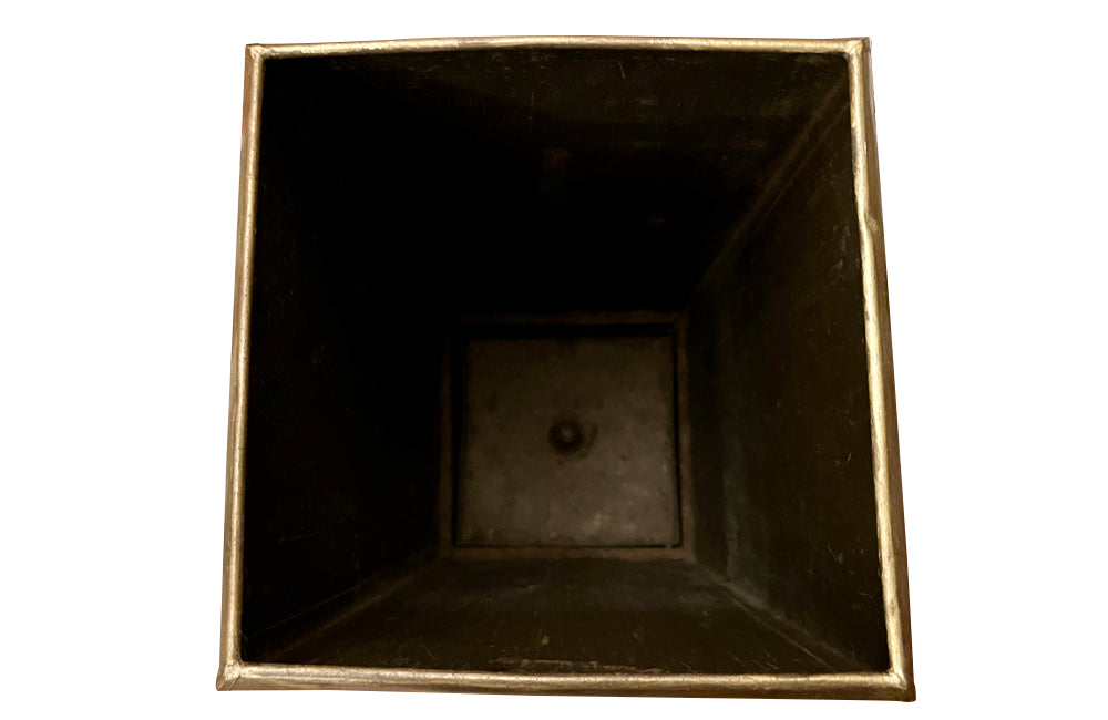 A decorative and rare late 19th Century French toleware Arts and Crafts umbrella or stick stand.