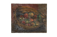 Vintage Oil Painting 'Still Life with Fruit' Mid 20th Century