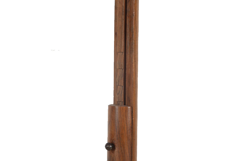 Very unusual walnut stand or pedestal with adjustable height circa 1900