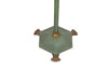 Art Deco floor lamp with verdigris finish - Mid Century Lighting