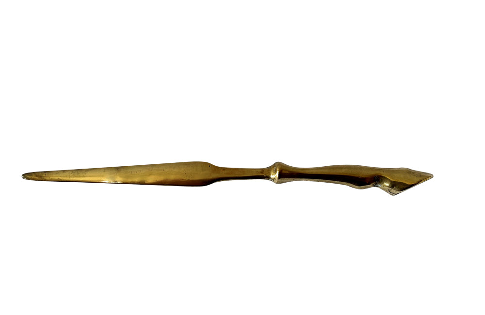 Elegant French letter opener with horse hoof to the hilt. Mid 20th Century