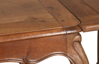 FRENCH ART NOUVEAU WALNUT DINING TABLE