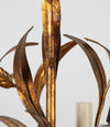 GILT METAL WHEAT SHEAF CHANDELIER