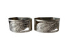 PAIR OF MADAME & MONSIEUR NAPKIN RINGS