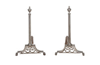 PAIR OF 19TH CENTURY CHATEAU ANDIRONS
