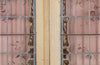 beautiful pair of 19th century stained glass panel doors.