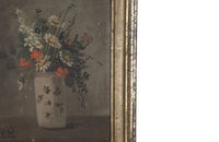 Pair of small French Framed still-life paintings of flowers - French Antiques - Decorative Antiques - AD & PS Antiques