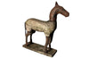 Charming, primitive wooden and iron horse