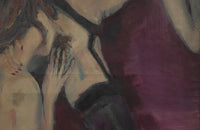 LES DEUX AMIES Signed Erotic Painting By J.J Morvan