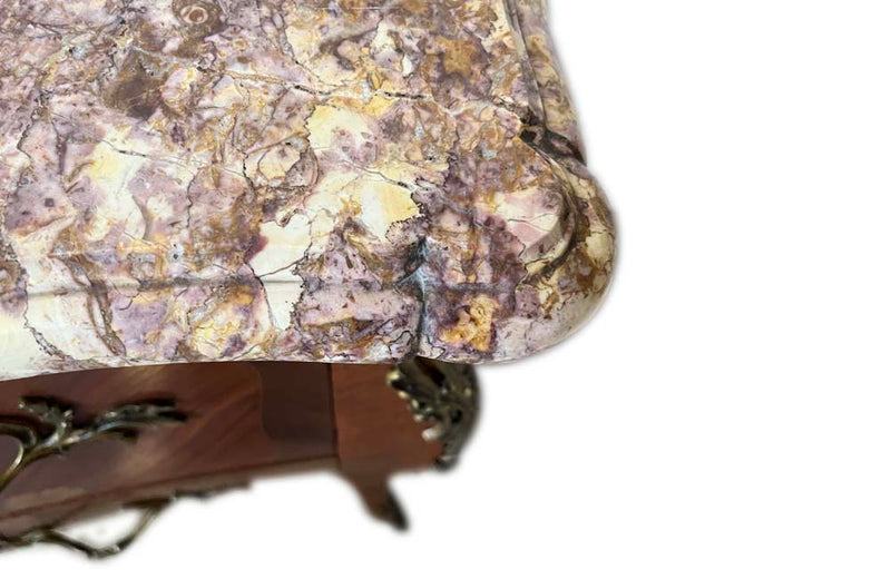 Louis XV Revival Marquetry Commode - French Antique Furniture - Antique Commode  - French Antiques - Decorative Antiques - AD & PS Antiques