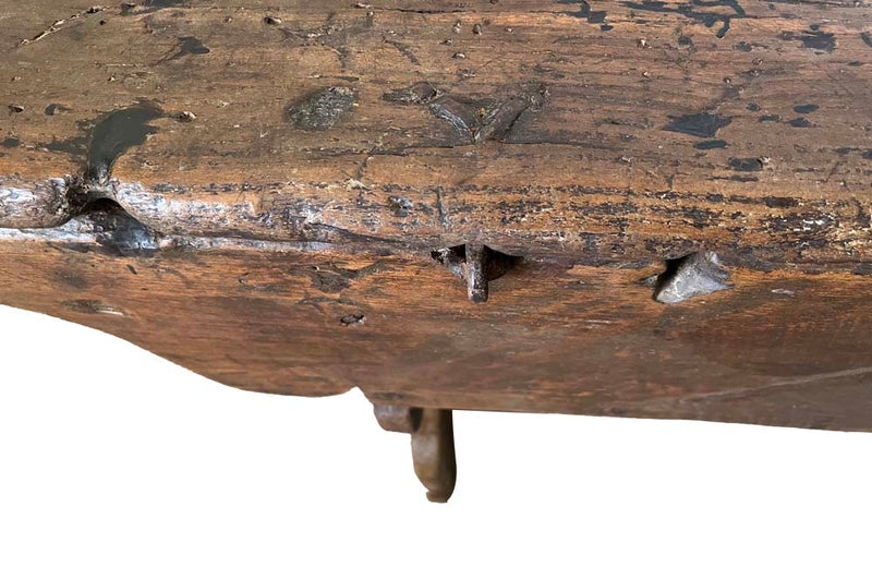 18th Century Fruitwood Lidded Bench Coffer - Decorative Antique Furniture - English Antiques - Coffers -Storage Antiques - Antique Bench - Antique Coffer - Antique Trunk - Rustic Antiques - Antue Seating - Antique Shops Tetbury - Country House Antiques - Farmhouse Antiques - adpsantiques - AD & PS Antiques