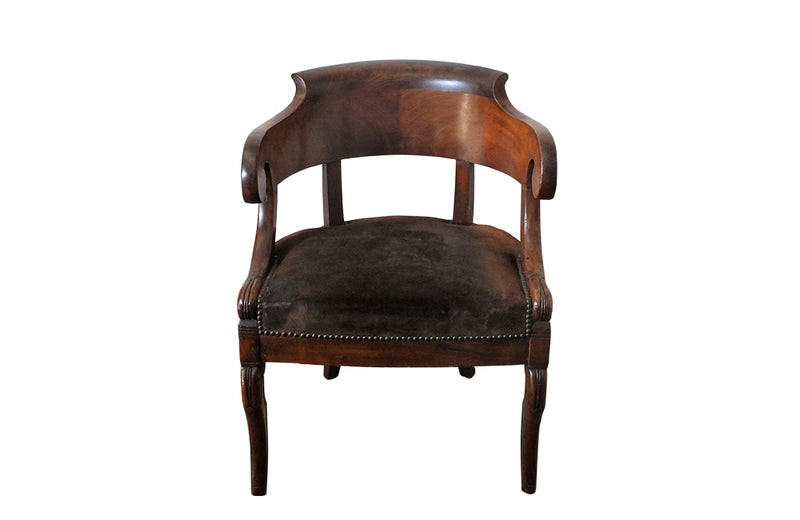 FRENCH ANTIQUE DESK CHAIR