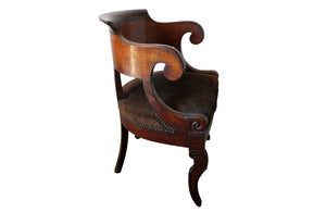 FRENCH ANTIQUE DESK CHAIR