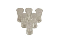 SIX FRENCH BISTRO ADVERTISING GLASSES