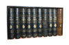 SET OF SMALL LEATHER FAUX BOOK FILES