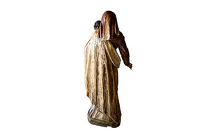 19th Century Carved Madonna And Child - French Decorative Antiques - Decorative Accessories - Antique Art - Antique Sculpture - Decorative Antiques - Religious Antiques - Antique Shops Tetbury - AD & PS Antiques