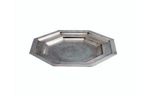 ART DECO SILVERPLATE COCKTAIL TRAY