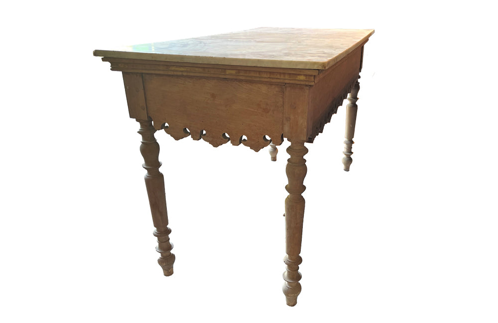 Large French Butchers Presentation Table - Antique Butchers Table - French Antique Furniture - French Antiques - Antique Side Table - Decorative Antiques - AD & PS Antiques  