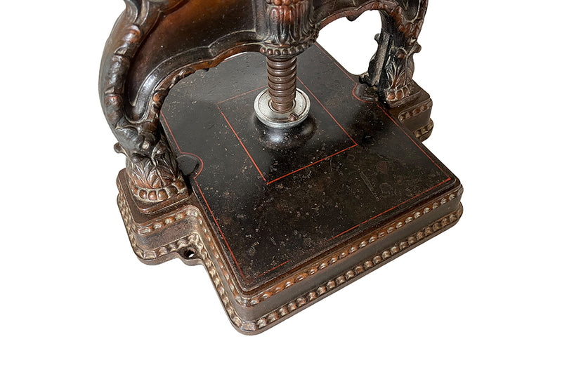 19th Century French Book Press - French Decorative Antiques - Vernacular Antiques - Bookpress - Decorative Accessories - Book Collectors - Flower Press - Antique Shops Tetbury - adpsantiques - AD & PS Antiques