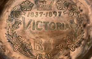 19th Century English Copper Commemorative Tray - Decorative Antiques - Commemmorative Ware - Copper Tray - Decorative Accessories - English Antiques - Antique Trays - Curios - Antique Shops Tetbury - adpsantiques - AD & PS Antiques 