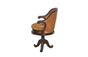 19th Century Ships Desk Chair -  French Antique Furniture - Antique Chair - Antique Office Chair - French Antiques - AD & PS Antiques