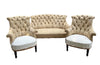 French Napoleon Buttoned Sofa - Antique Sofa - French Antique Furniture - AD & PS Antiques