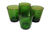 Set of Four French Green Votive Glasses - French Decorative Antiques - Decorative Accessories - Candle Lighting - Drinking Glasses - Green Glass -Votive Glasses - French Antiques - Antique Shops Tetbury - AD & PS Antiques