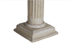 PAIR OF REEDED COLUMN PEDESTALS