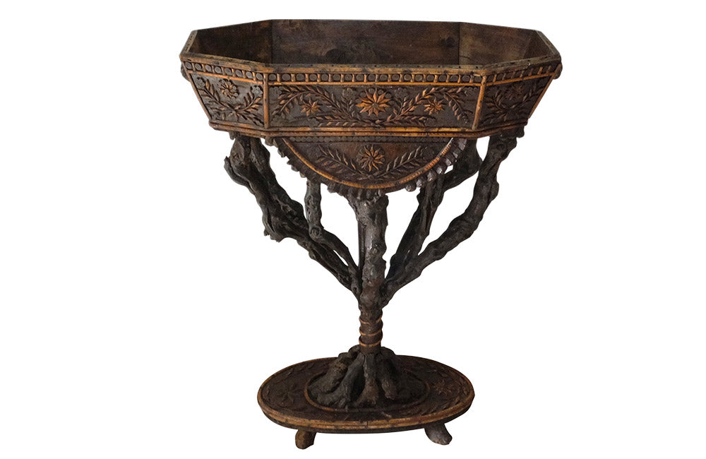 19TH CENTURY FRENCH ART-POPULAIRE JARDINIERE