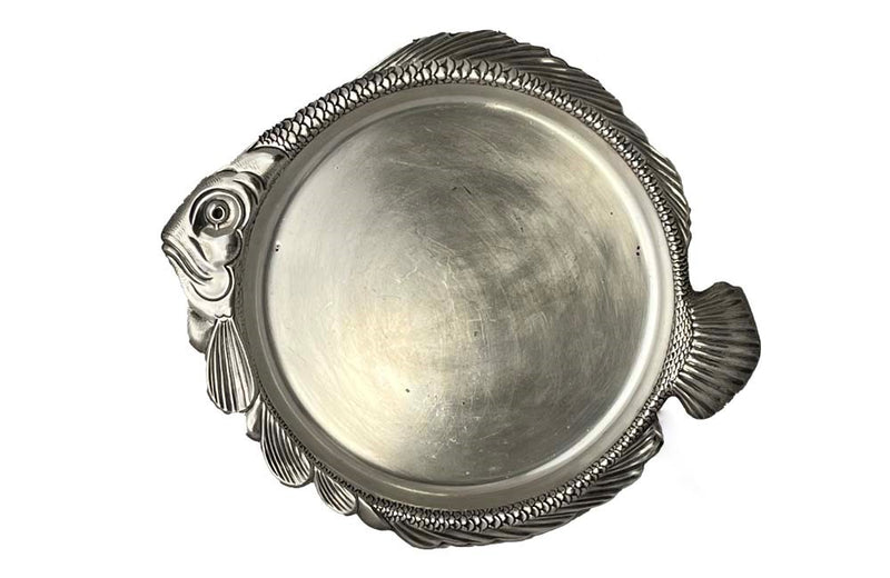 Silverplate Fish Shaped Tray - French Decorative Accessories - Decorative Accessories - Fish Platter - Silverplate Tray - Antique Shops Tetbury - adpsantiques - AD & PS Antiques