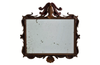 FRENCH CARVED HERALDIC MIRROR