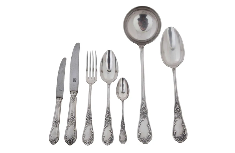 SIXTY-TWO PIECE CUTLERY SERVICE