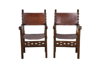 PAIR OF CHATEAU ARMCHAIRS